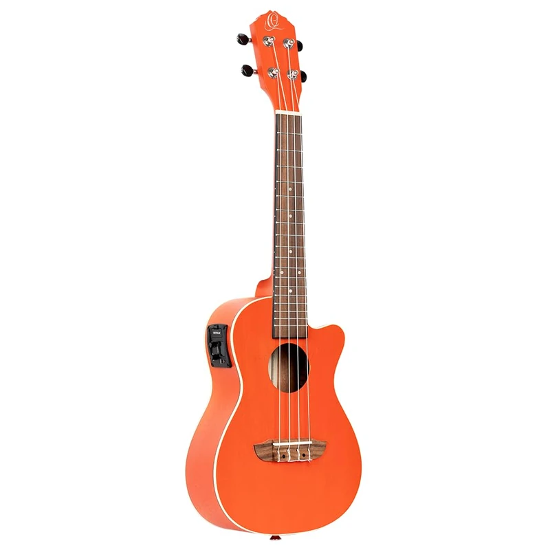 Ortega Earth Series Concert Ukulele - Okoume - Orange RUPUKI-CE