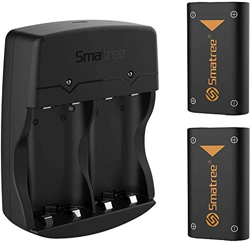 Smatree Xbox Controller Battery Pack - 2x2600mAh Rechargeable NI-MH with Dual-Channel Charger