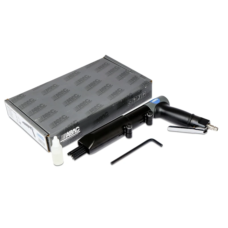 ABAC 19 PRO Needle Hammer - Adjustable Needle Guide - for Metal, Corrosion or Other Adhesive Elements - Weight: 2.7 kg - Image 1