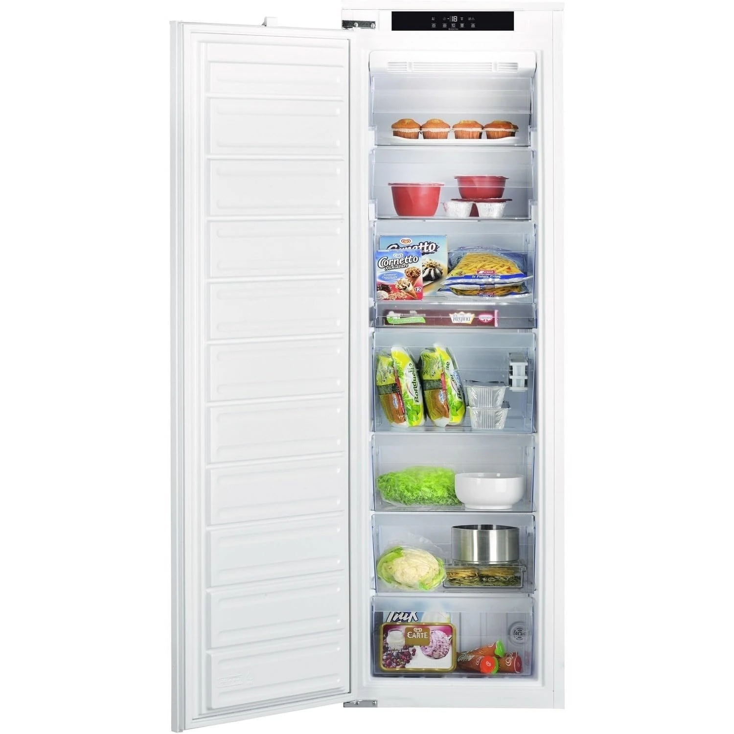 Hotpoint HF 1801 E F1 UK Built-In Freezer 59.5cm width White