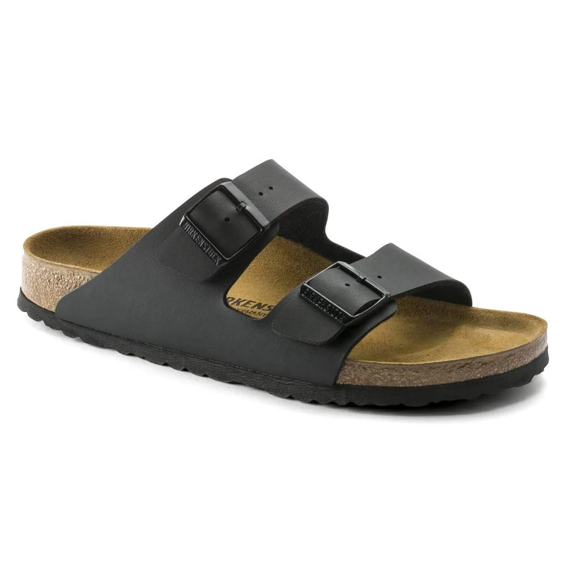 Birkenstock 1019372 Arizona shiny python black, Microfibre Men Black UK 3.5 - Image 1