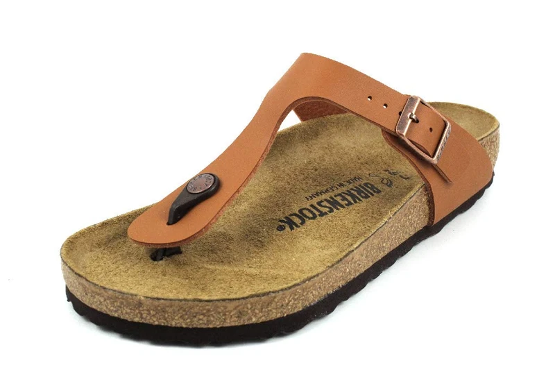 Birkenstock 1019082 Gizeh ginger brown, Birko Flor Men Brown UK 2.5