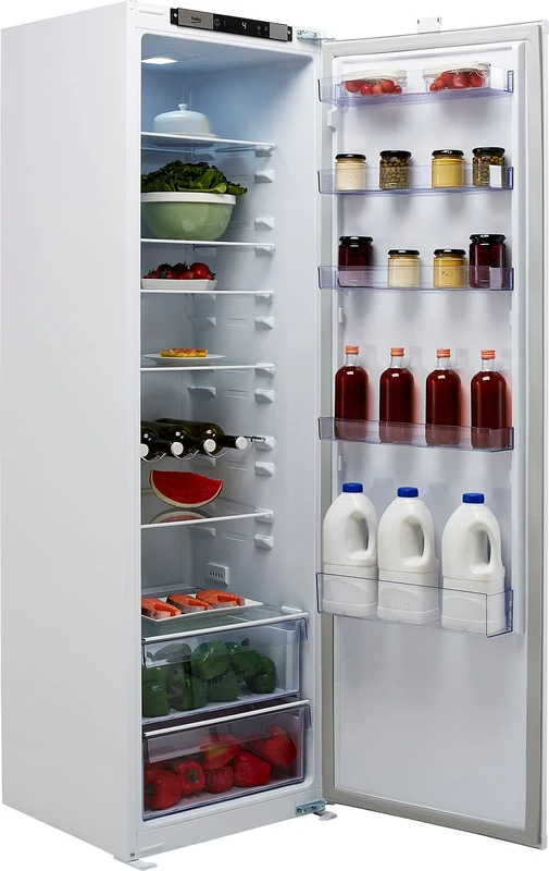 Beko BLSD3577 Integrated Upright Fridge - Sliding Door Fixing Kit - White - F Rated