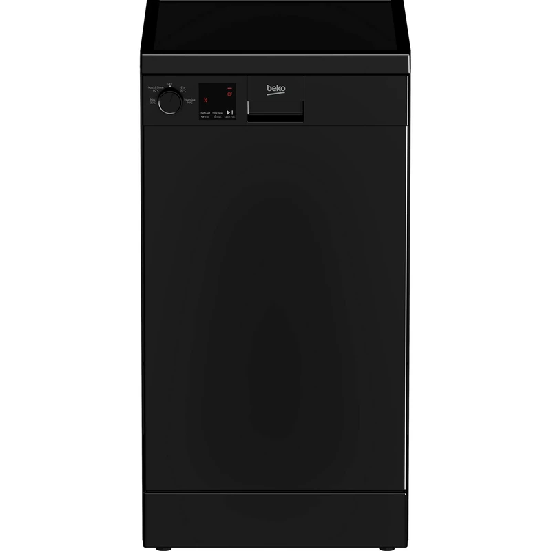 Beko DVS04020B Slimline Dishwasher - Black - E Rated