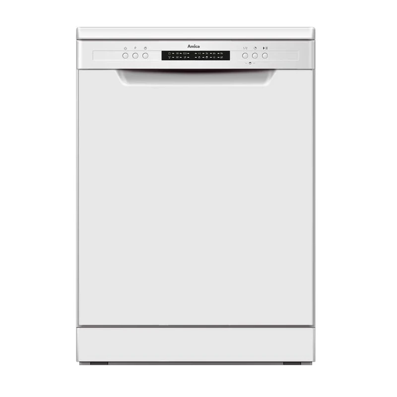 Amica ADF430WH Freestanding Slimline Dishwasher, 9 Place Settings, 6 Programs, 44.8cm wide, White