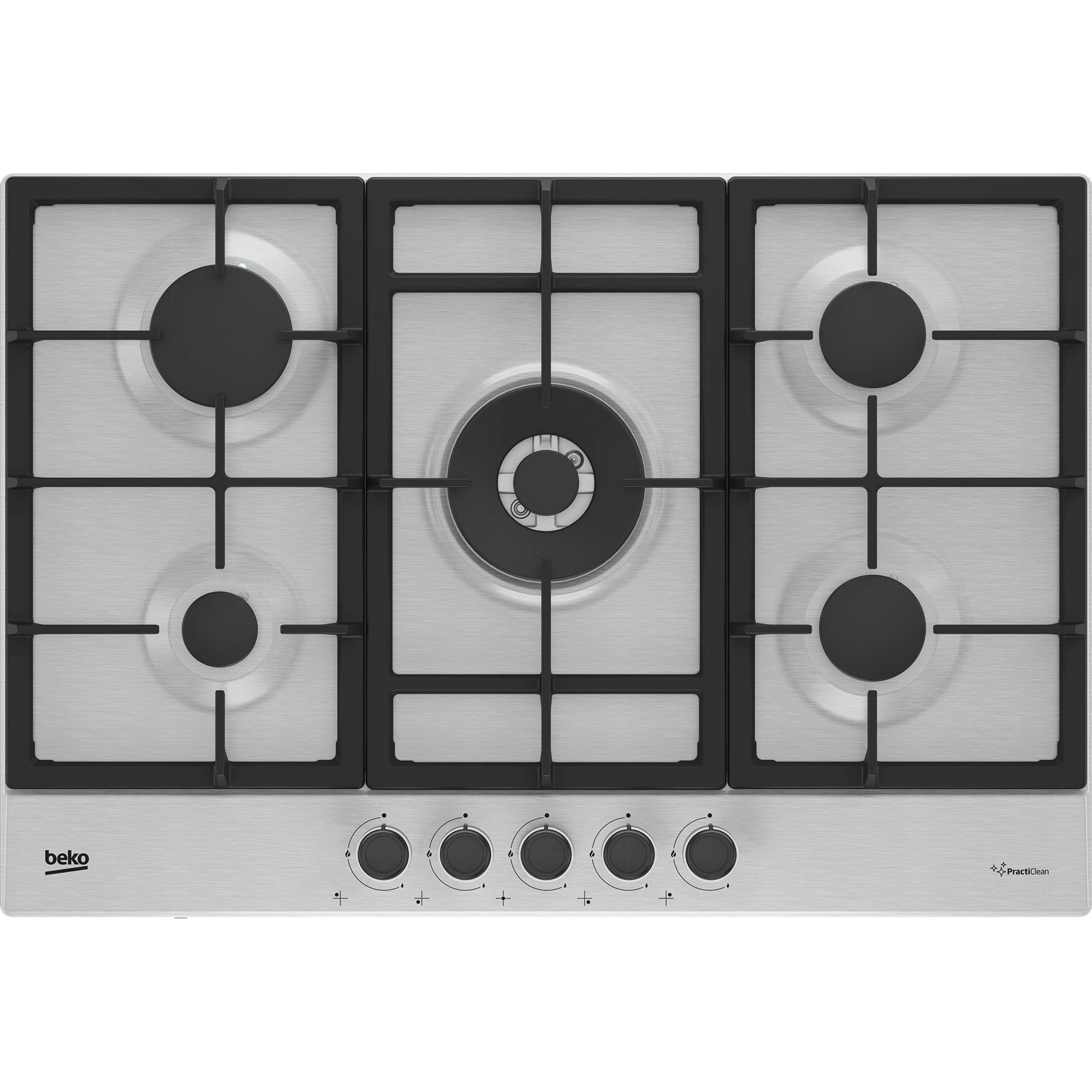 Beko HIAW75225SXE 75cm Gas Hob - Stainless Steel