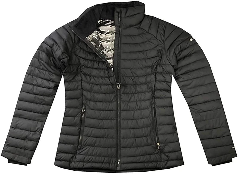 Columbia Women's White Out ll Omni Heat Jacket Puffer (XXL, Black)