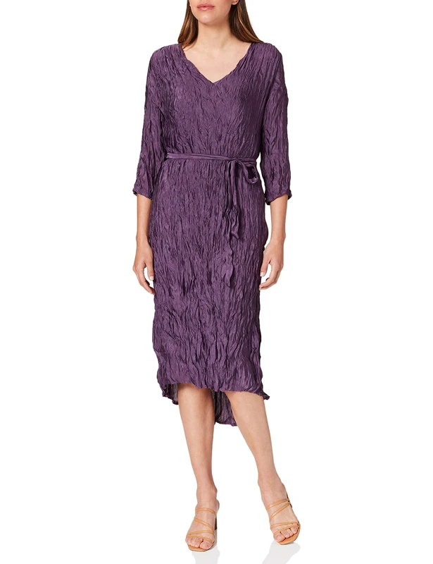 Samoon Women's Dress Fabric, Purple Pennant, 28