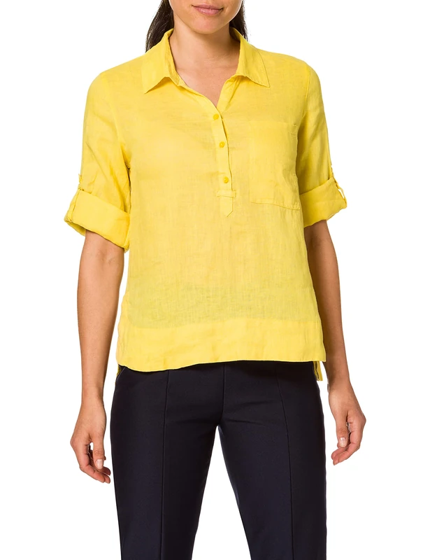 Taifun Women's Bluse 3/4 Arm Blouse, Summer Sun, 8