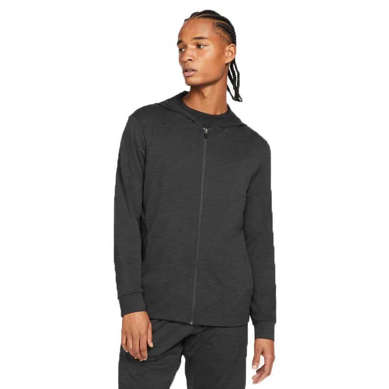 NIKE CZ2217-010 M NY DF TOP FZ Sweatshirt Men's Off noir/black/gray L