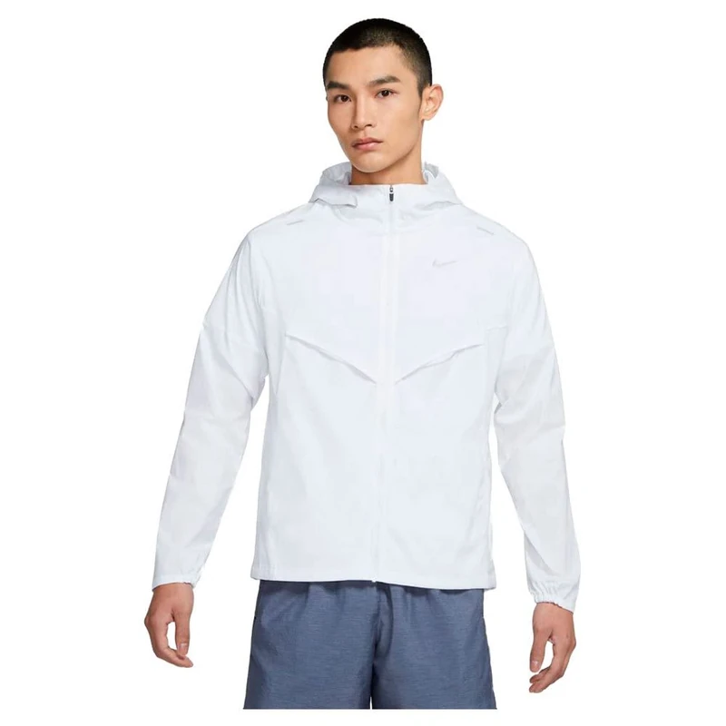 Nike Rpl Uv Windrunner Hooded Jacket White/Reflective SILV L - Image 1