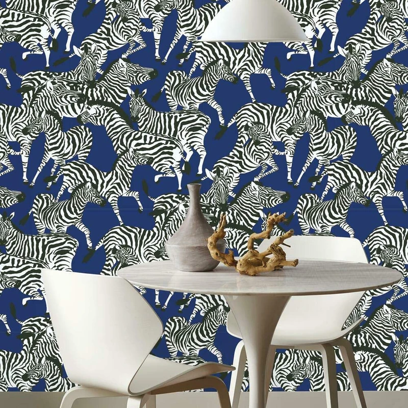 RoomMates Waverly Herd Together Peel and Stick Wallpaper