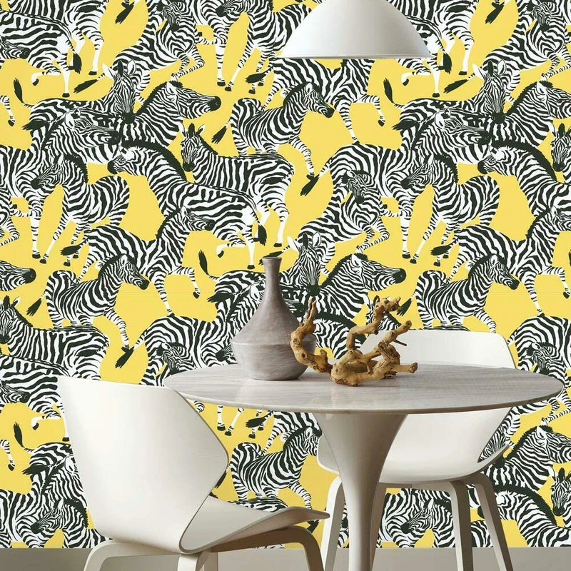 RoomMates Waverly Herd Together Peel and Stick Wallpaper