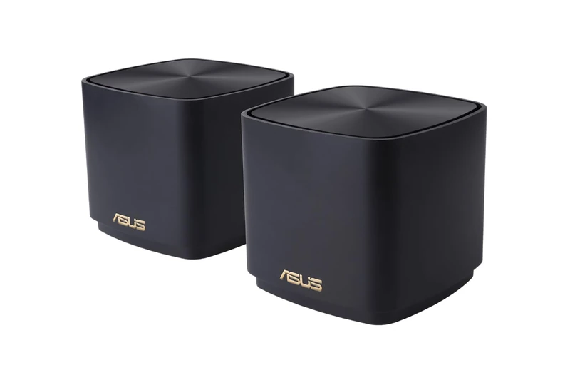 ASUS ZenWiFi AX Mini (XD4) Whole Home Mesh WiFi System (2 Pack), WiFi 6, 802.11ax, up to 3300 sq ft & 25+ devices, AiMesh, Lifetime Free Internet Security, Parental Controls, Easy Setup