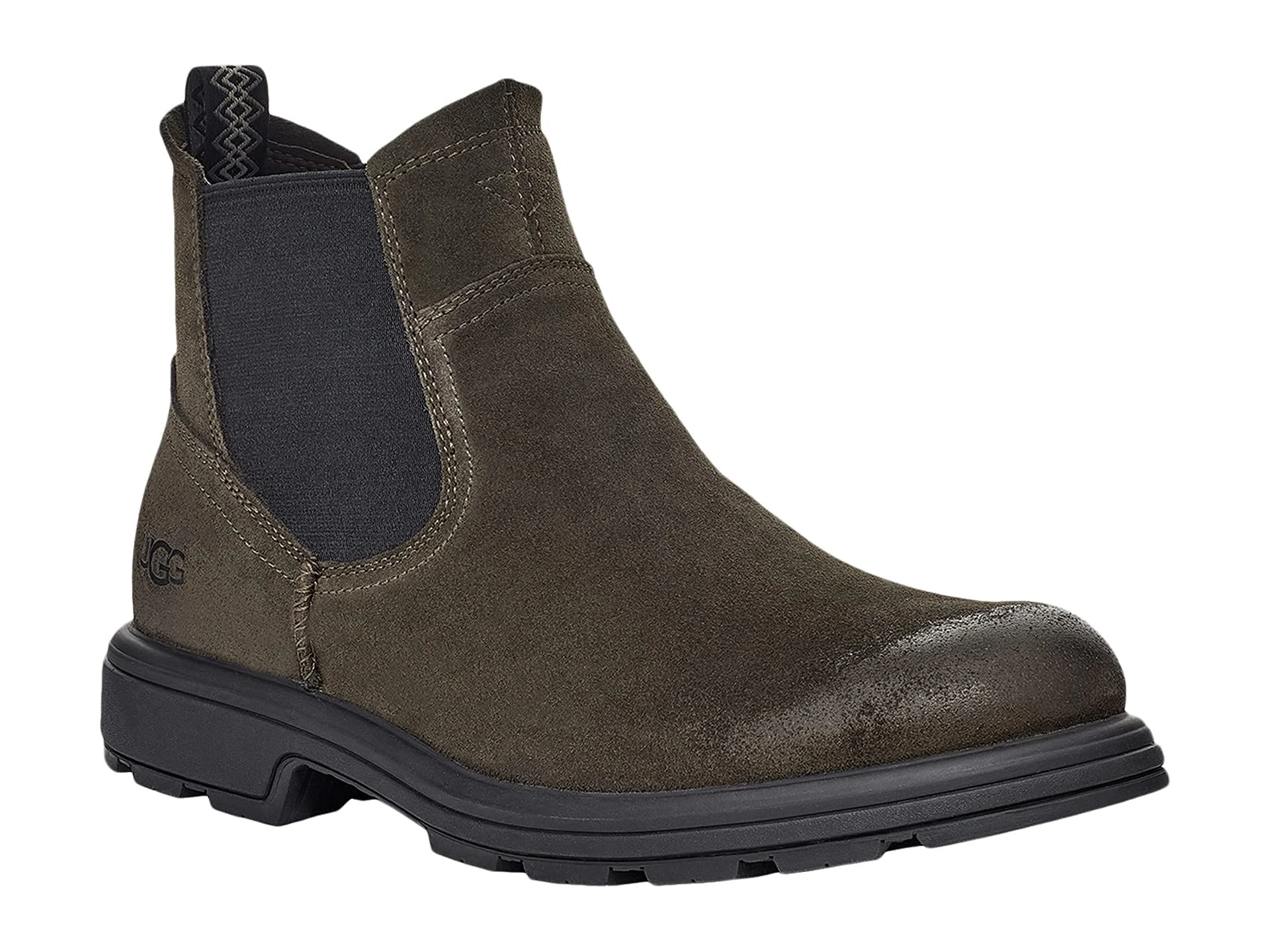 UGG Men's Biltmore Chelsea Boot, Dark Olive Suede, 6 UK