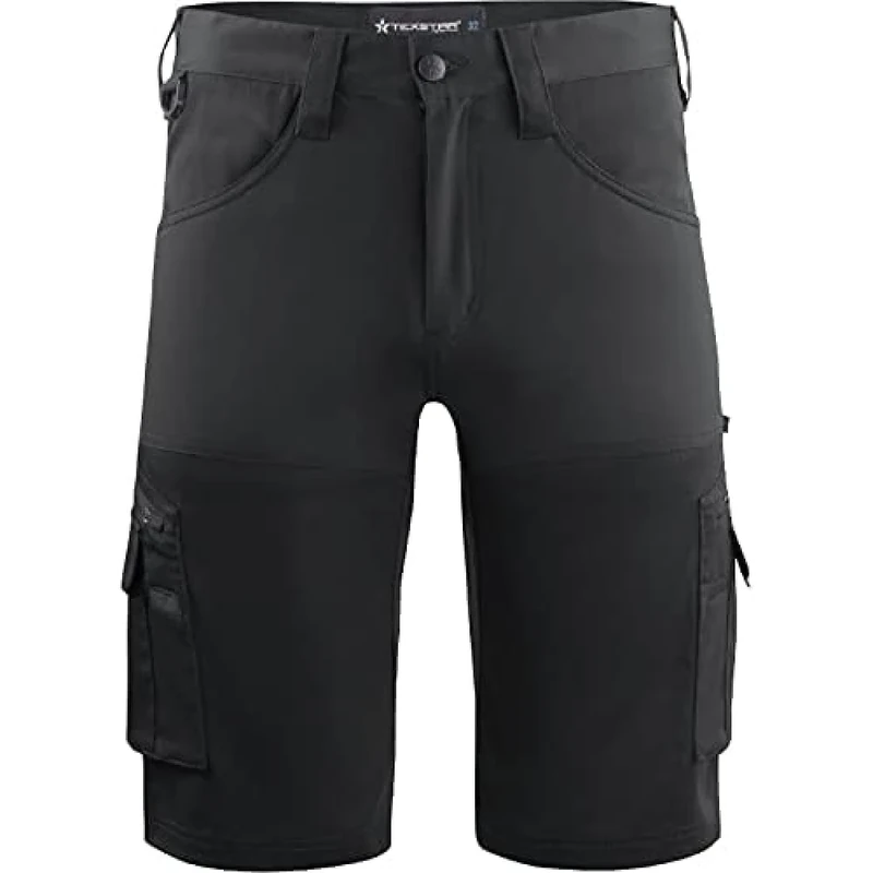 Texstar FS12 Unisex Duty Stretch Short, Size W32, Black