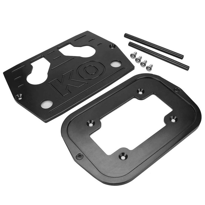 Stainless Steel Battery Tray Hold Down Fits for Optima 34/78 Battery Red Yellow Top(black)