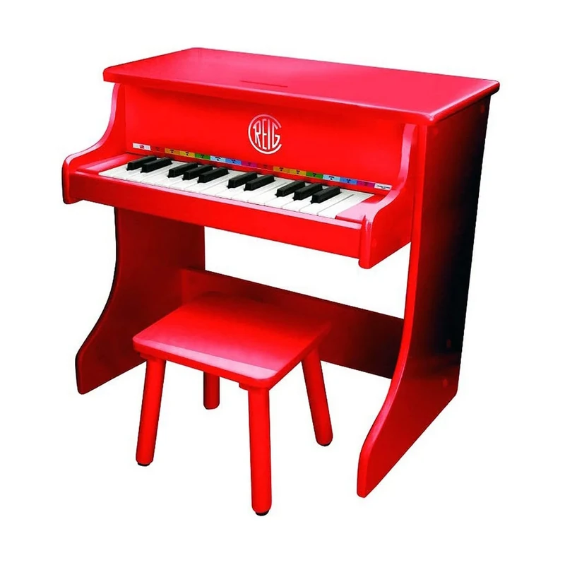 REIG - Electronic Wood Vertical Piano with Stool (7094)