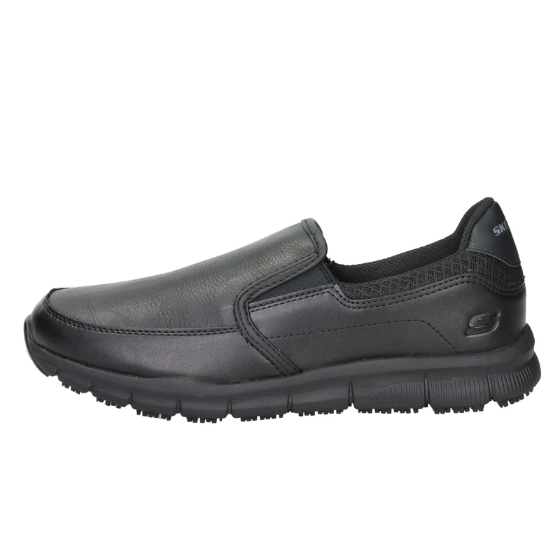 Skechers Men's NAMPA Groton Loafer, Black Synthetic/Pu, 10 UK