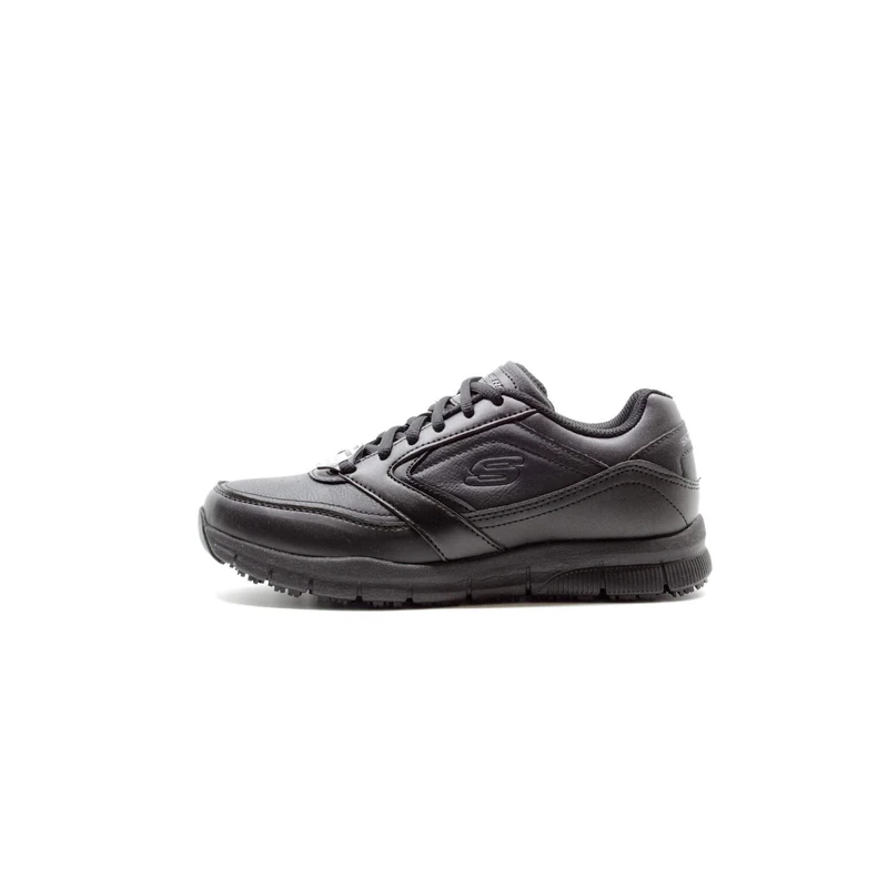 Skechers Women's Nampa Wyola Casual Shoes, Black Synthetic (pu), 6 UK