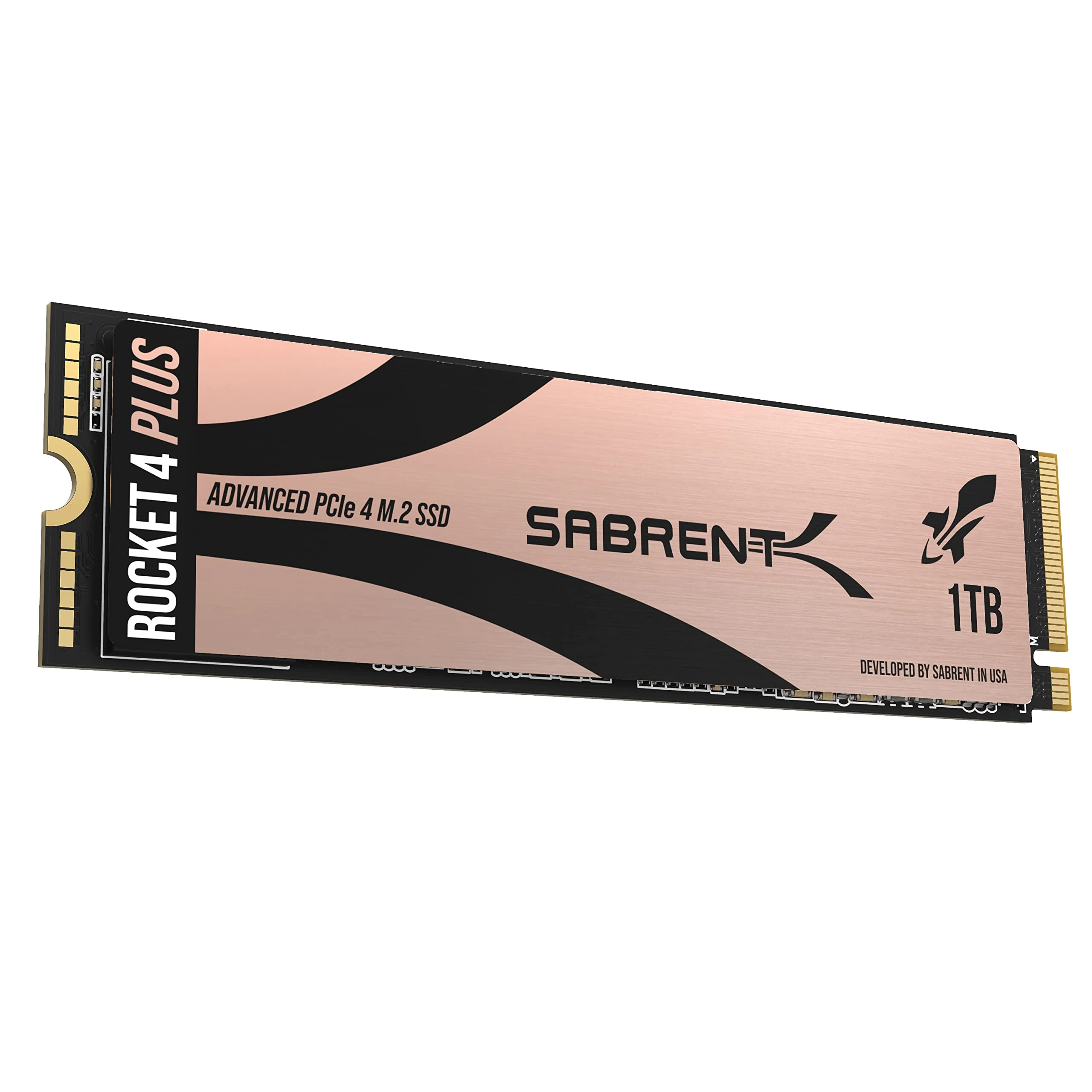 SABRENT Rocket 4 Plus 1TB NVMe SSD Gen4 PCIe M.2 2280 | Up to 7000MB/s Read | Internal Solid State Drive for PS5 & Gaming PC | High-Endurance 3D TLC Flash (SB-RKT4P-1TB)