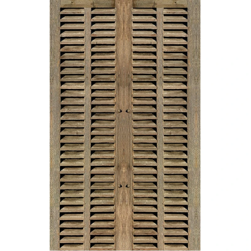 Plage 145421 Panoramic Intisse - Louvers, Brown, 1.5 x 2.5 m