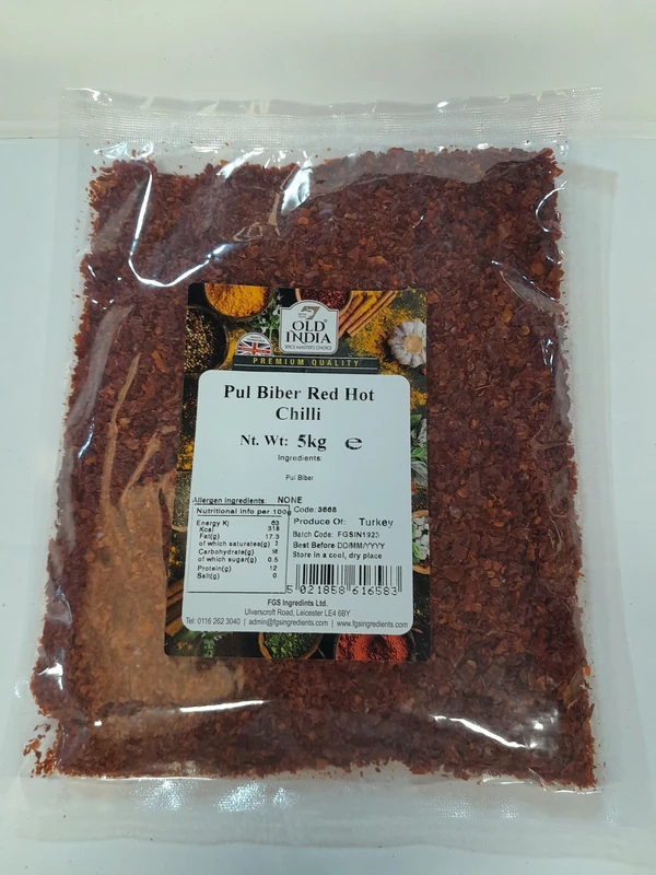 Old India Pul Biber Red Hot Chilli 5kg