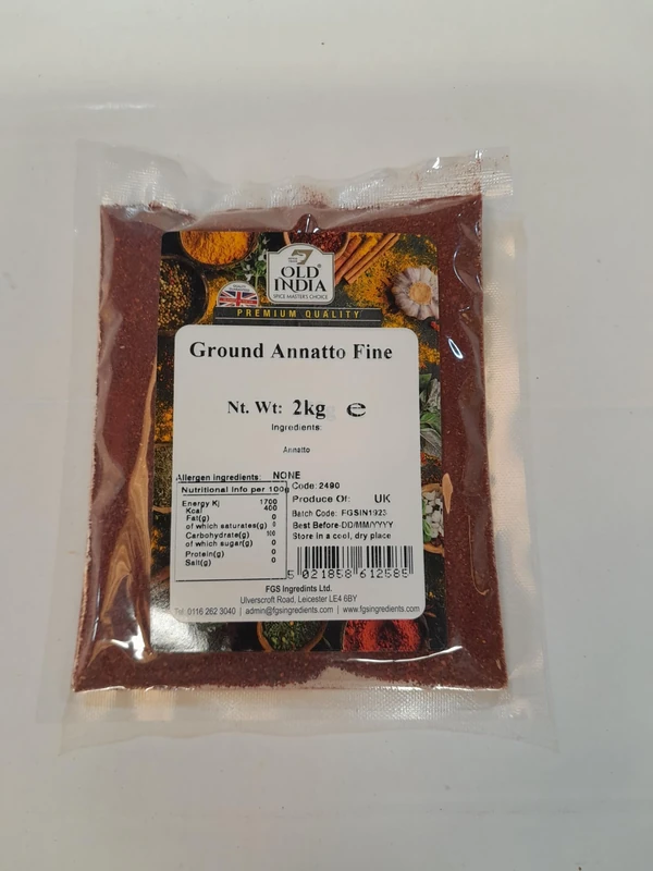Old India Ground Annatto Fine 2kg