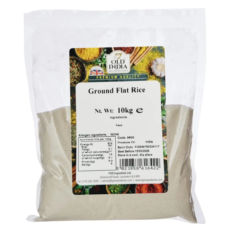 Old India Ground Flat Rice 10kg