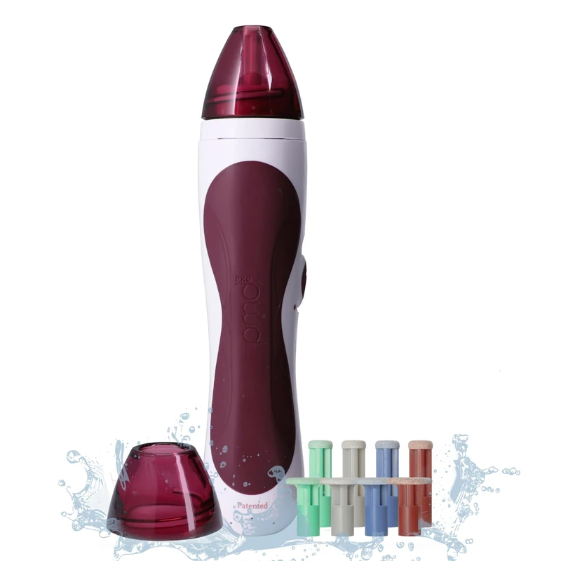 PMD Personal Microderm Pro - At-Home Microdermabrasion Machine with Kit for Face & Body - Exfoliating Crystals and Vacuum Suction for Fresh and Radiant Skin - High & Low Speed Options