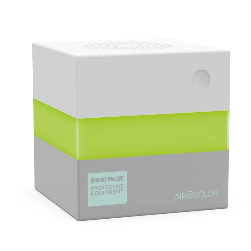 RENZ PPE - AIR2COLOR - CO2 Air Quality Sensor - Making Air Quality Visible - Let Fresh Air in. - Image 1