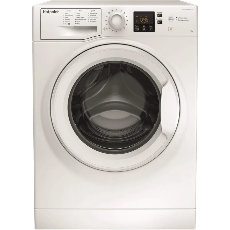 Hotpoint NSWM943CWUKN 9kg 1400rpm Freestanding Washing Machine - White