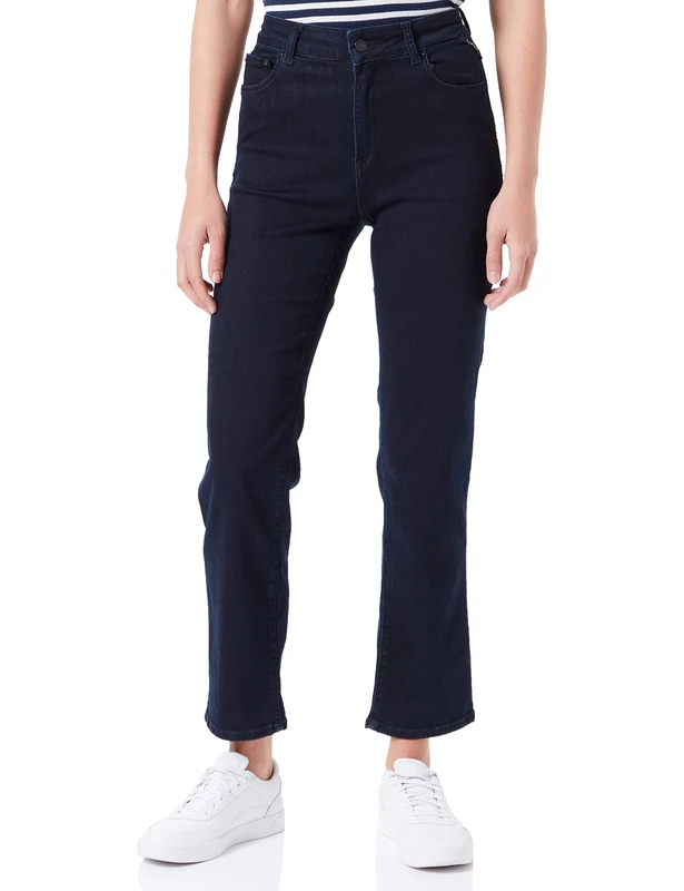 REPLAY Women's Faaby Straight Jeans. - Blue - 28W x 32L