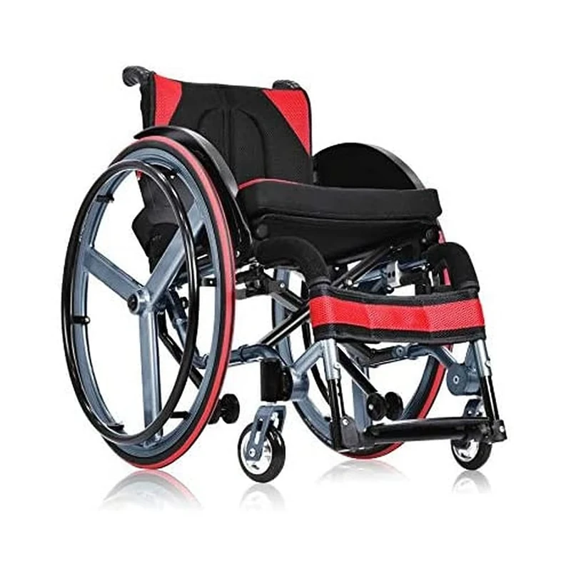 Antar AT52310 Active Wheelchair 12.60 kg, 43 cm Seat Width, Red
