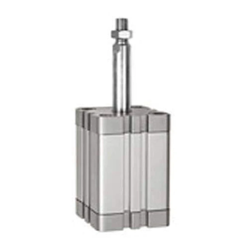 RIEGLER 15.AMA.20015 Series ATE Compact Cylinder Simple Action Pressureless Retracted Piston Rod 20 mm Piston 15 mm Stroke M5 Connection M8 x 1.25 Piston Rods