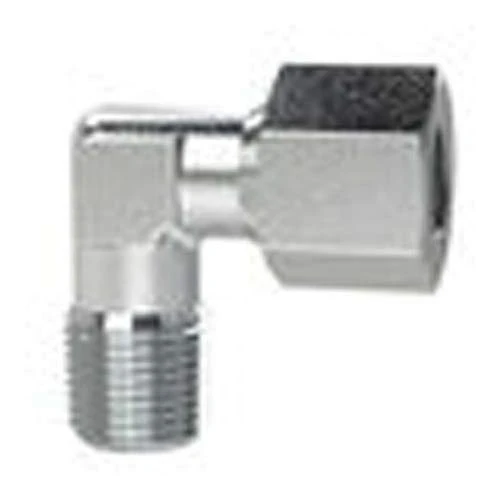 RIEGLER WEV125SSTNPT Angled Screw Fitting Galvanised Steel 1" NPT 400 Bar 25 mm Pipe
