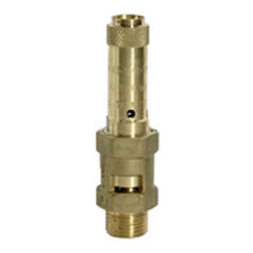 RIEGLER 229.01-21.0 brass safety valve, G 1/2 inch connection, 21 bar response pressure.