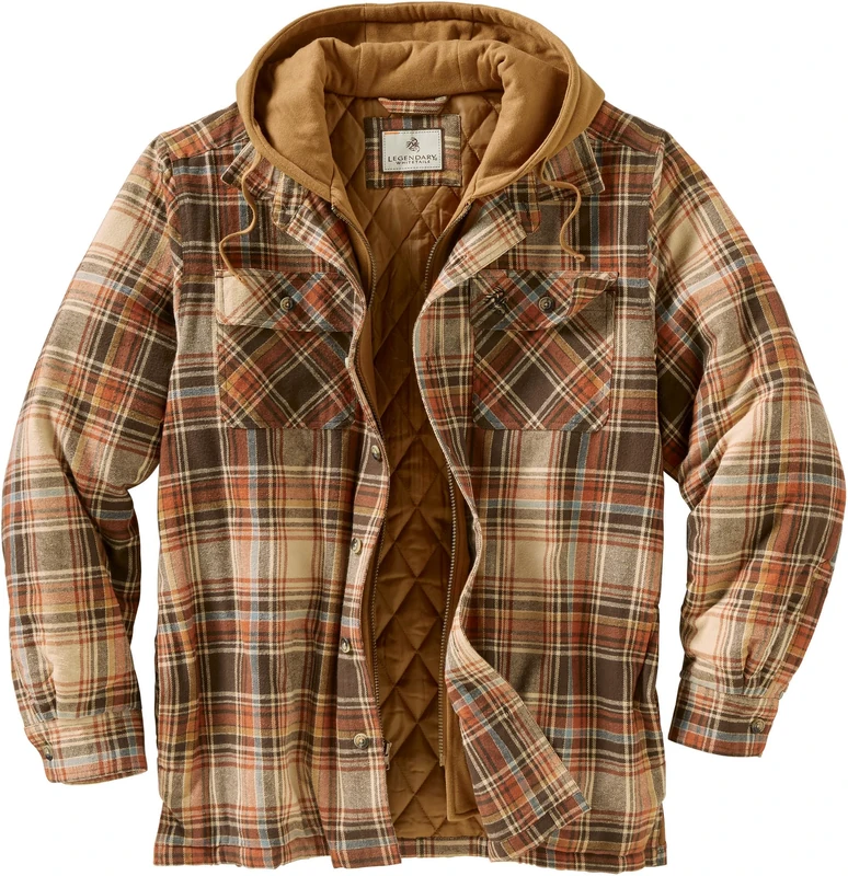 Legendary Whitetails Men's Maplewood Hooded Shirt Jacket