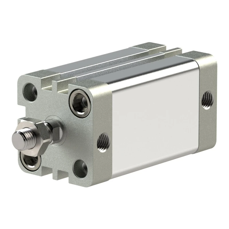 RIEGLER 15.DMA.25150 ACE Series Compact Cylinder Double Action with Magnet 25 mm Piston 150 mm Stroke M5 Connection M8 x 1.25 Piston Rods