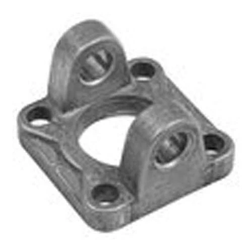 RIEGLER 453.143 CETOP Cylinder Swivel Fork Mounting, 4 Screws, 1 Bolt and Fuse, Suitable for Pistons 200 mm