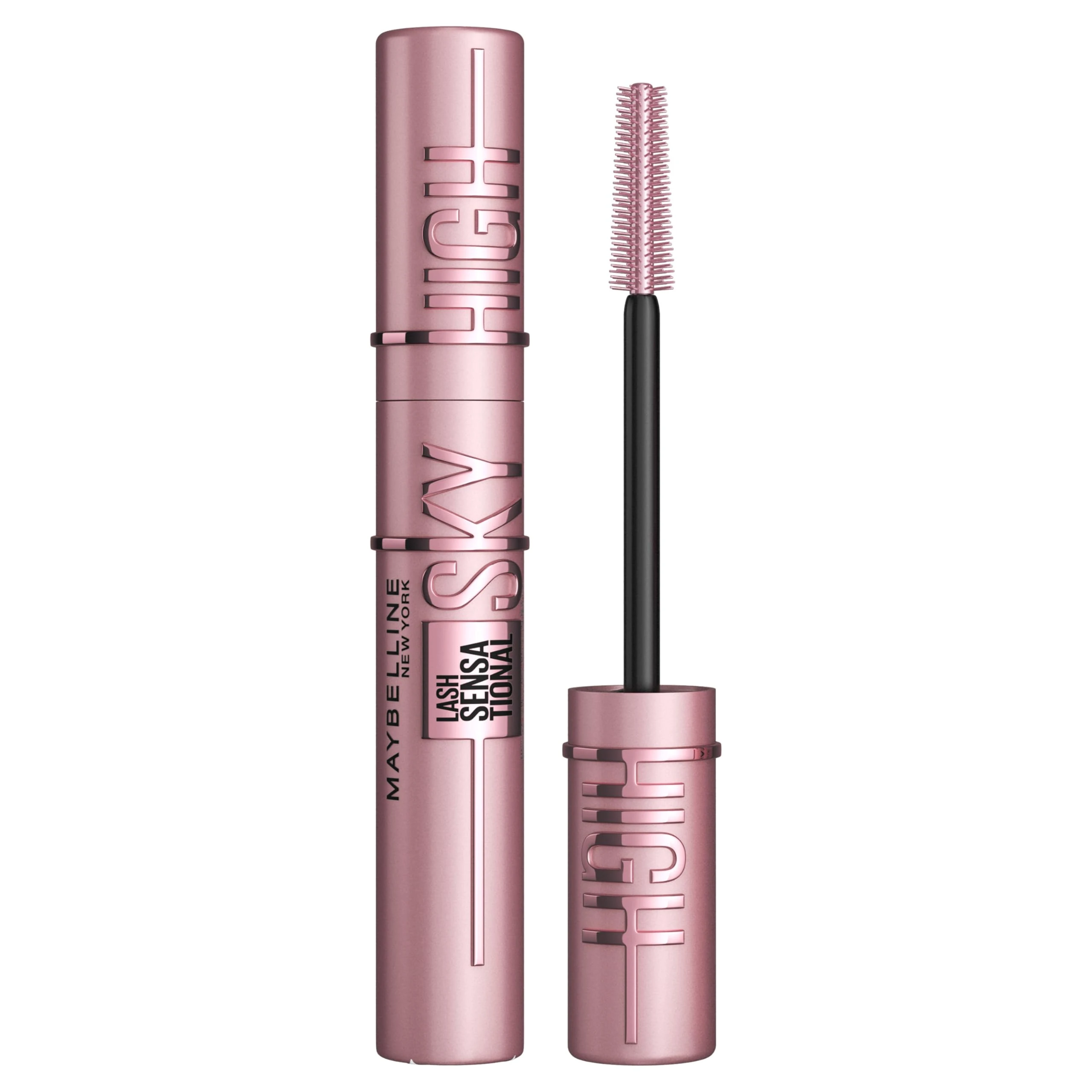Maybelline New York Black Mascara for Extremely Long Eyelashes Lash Sensational Sky High Mascara Very Black 7.2ml