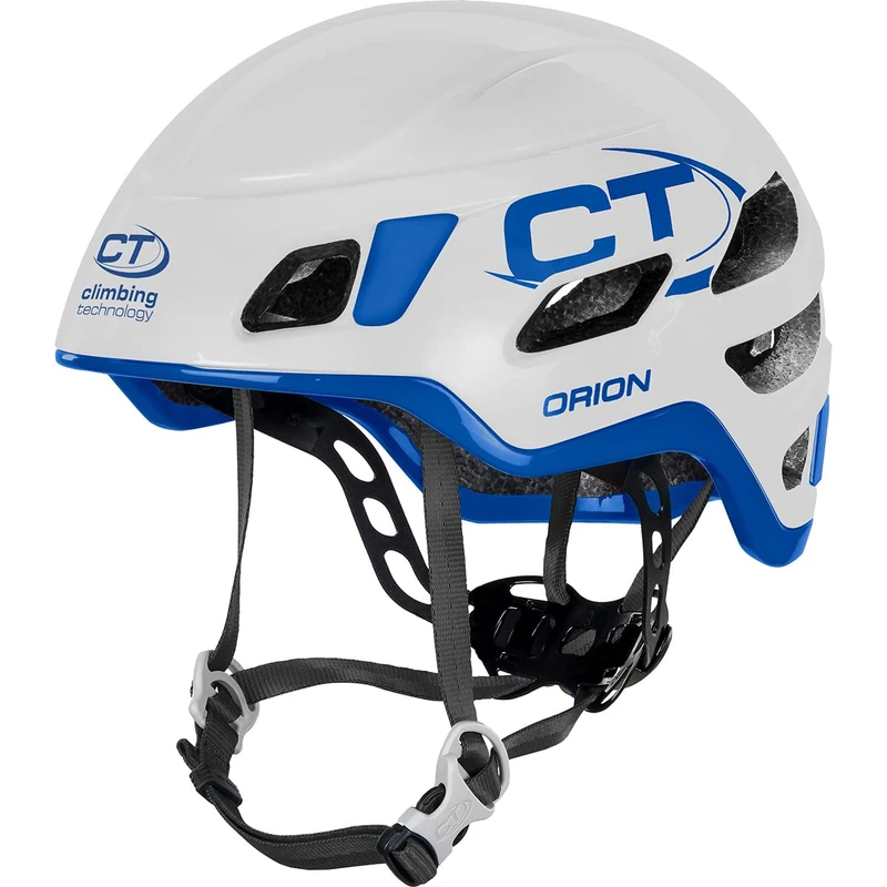 Climbing Technology Orion Unisex Helmet - Adult, White/Blue, 52-56cm