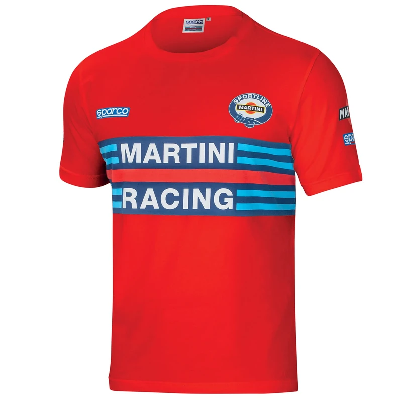 Sparco Martini-R T-Shirt Size M Unisex Adult 42/50 EU, Multicoloured, 42/50 EU