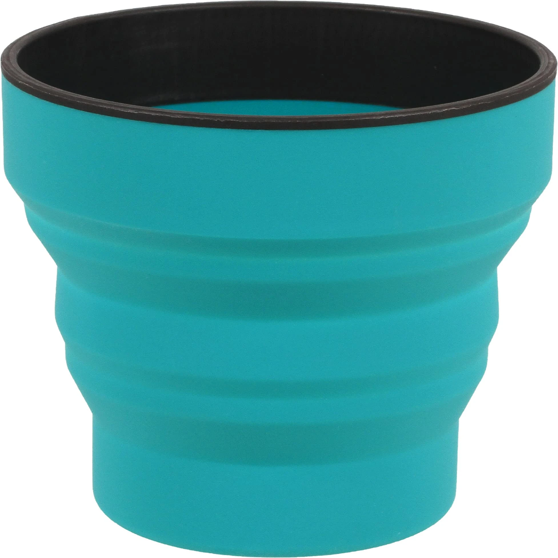 Lifeventure Silicon Ellipse Collapsible and Portable Mug for Camping, Travel & Outdoor - Teal
