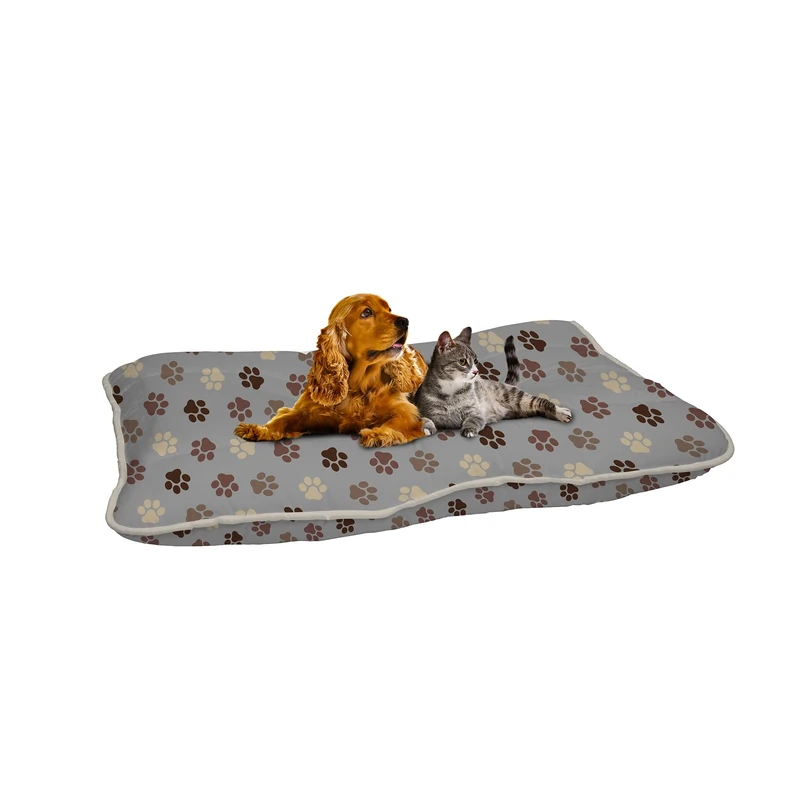 Italian Bed Linen Maxy Padded Dog Cushion, Pet Paws