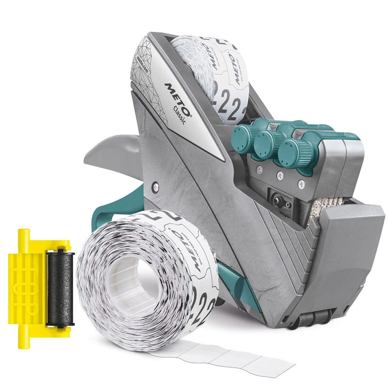 METO Classic XL Giant prijstang set – prijs, groot formaat letterype (1-regelig, 7 posities, voor 29x28 mm