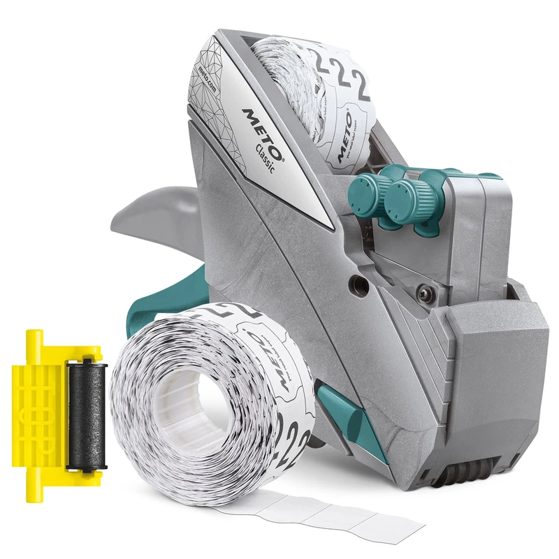 Meto Classic L Price Gun Kit - Price, Basic Price (Two-line, 19 Digits for 32×19 mm Labels, Ready to use), 1 × Price Labeller