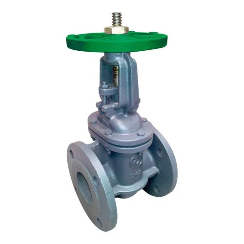 Syveco 159080 Series 159 Gate Valve, Cast Iron Body, Flanged, PN16, Distance DIN 3202 F4, Stainless Steel Contacts, M80
