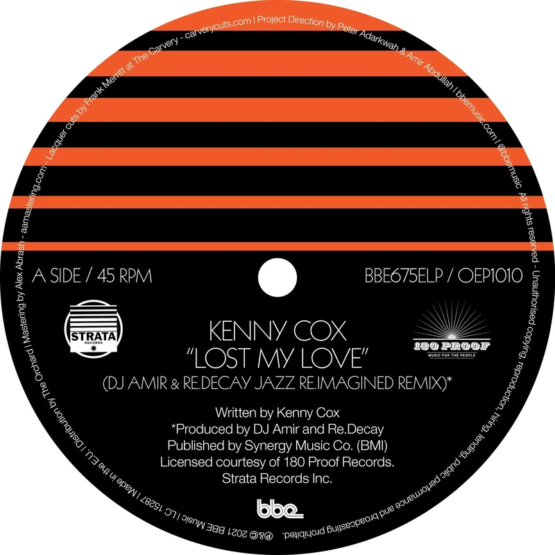 Lost My Love (DJ Amir & Re.Decay Jazz Re.Imagined Remix) (12") [VINYL] - Image 1