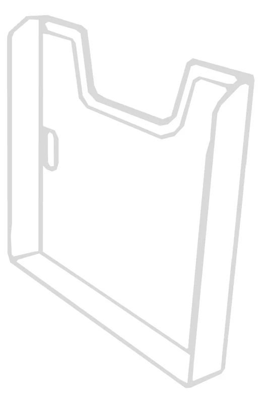 Exacompta - Ref 62740D - Single Pocker Literature Holder - 36 x 327 x 213mm in Size, Suitable for A4 Documents, Landscape Orientation, Fixing Brackets Provided - Clear (Pack of 100)